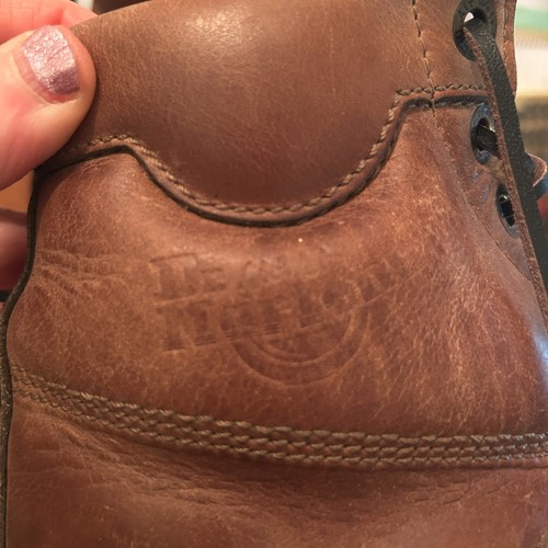 Dr Martens VINTAGE MIE 90s BROWN LEATHER B00TS AirWair Womens Size 5 Mens 4 UK 3 - Picture 6 of 21