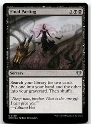 Final Parting #160 Uncommon Commander Masters Magic: The Gathering