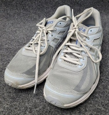 Asics Womens Gel Sileo Mid Grey/Silver Low Top Running Shoes Size 8.5  1012A177