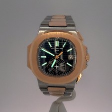 Patek Philippe Nautilus Chronograph 5980/1AR-001 Blue 2-Tone 40mm Box Papers 8