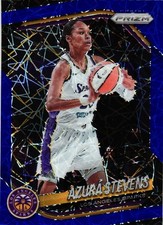 2025 Panini Prizm WNBA #64 Azura Stevens Blue Velocity Prizms