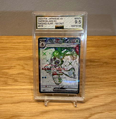 2023 Pokemon Froslass ex 075/062 SR Raging Surf Japanese AGS 9.5 Mint+