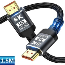 Image of 8K HDMI Cable 2.1 Gold Plated Ultra High Speed 48Gbps 8K 60Hz 4K 120Hz HDR eARC