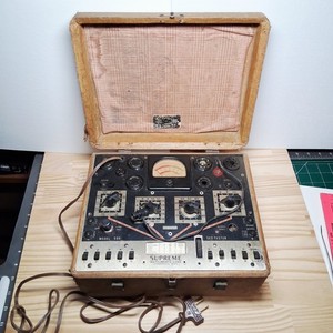 Supreme Model 599 Vacuum Tube Tester Untested - Radios