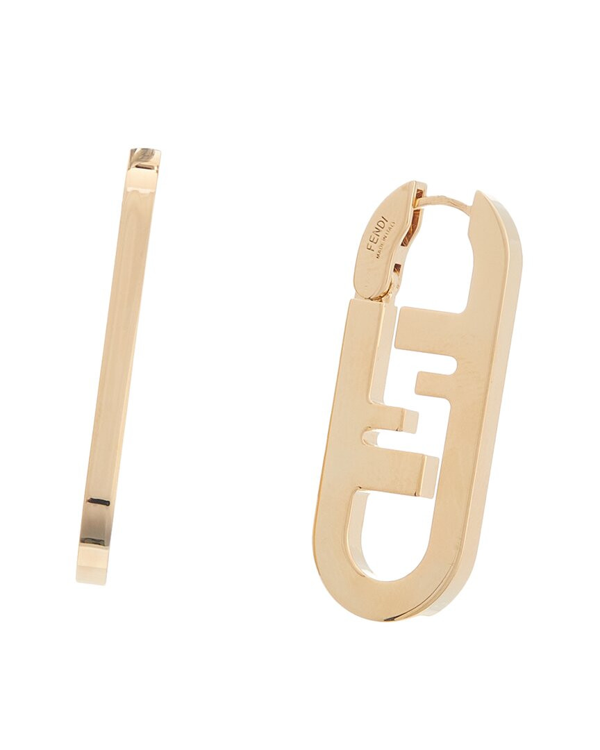 Серьги Fendi Olock Женские золотые 86190₽