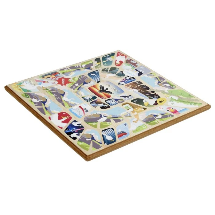Jeu de l'Oie en Bois "Vintage" 29cm Multicolore - Photo 3/4