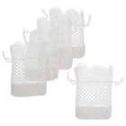  5 Pcs Jewelry Storage Bag Small Fabric Pouches Bags Drawstring Bride