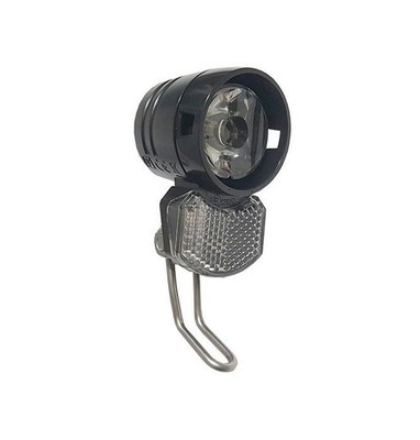 LED Fahrrad Dynamo Scheinwerfer AXA Ecoline 15 Lux StVZO schwarz 
