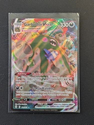 Garbodor VMAX 101/203 Swsh07: Evolving Skies Holo - NM