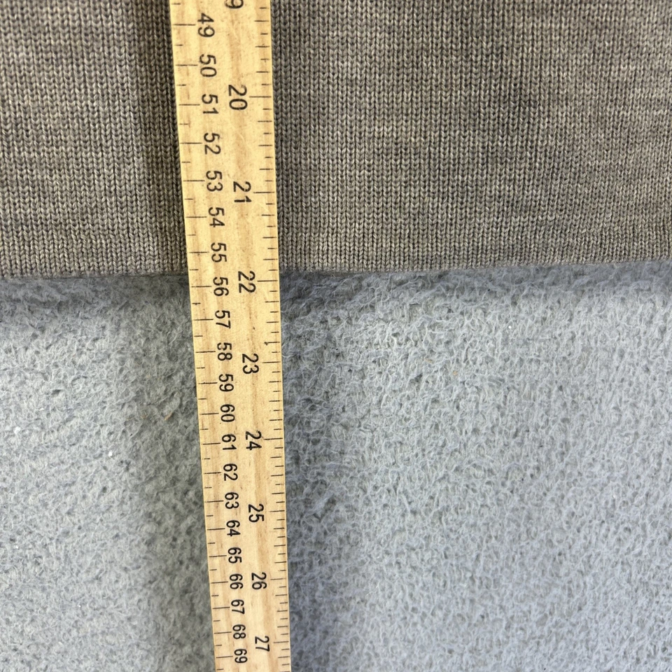 Pendleton Jacket Womens Medium Petite Beige Leather Merino Wool Full Zip Coat - Image 4 of 4