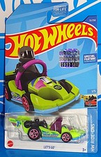 Hot Wheels 2022 Factory Set HW Ride-Ons #15 Let's Go Lime Green w/ 5SPs