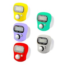 TESEAS Electronic Finger Counter, 5-Digit Number Count Hand Tally Clicker 5pcs