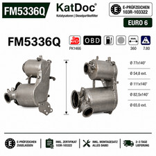 ✅ Ruß-Partikelfilter für Audi, Skoda, VW, 2.0 TDI, Silizium, Euro 6