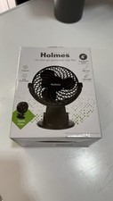 Holmes 4" On the Go 3 Speed Personal Clip Fan USB Rechargeable
