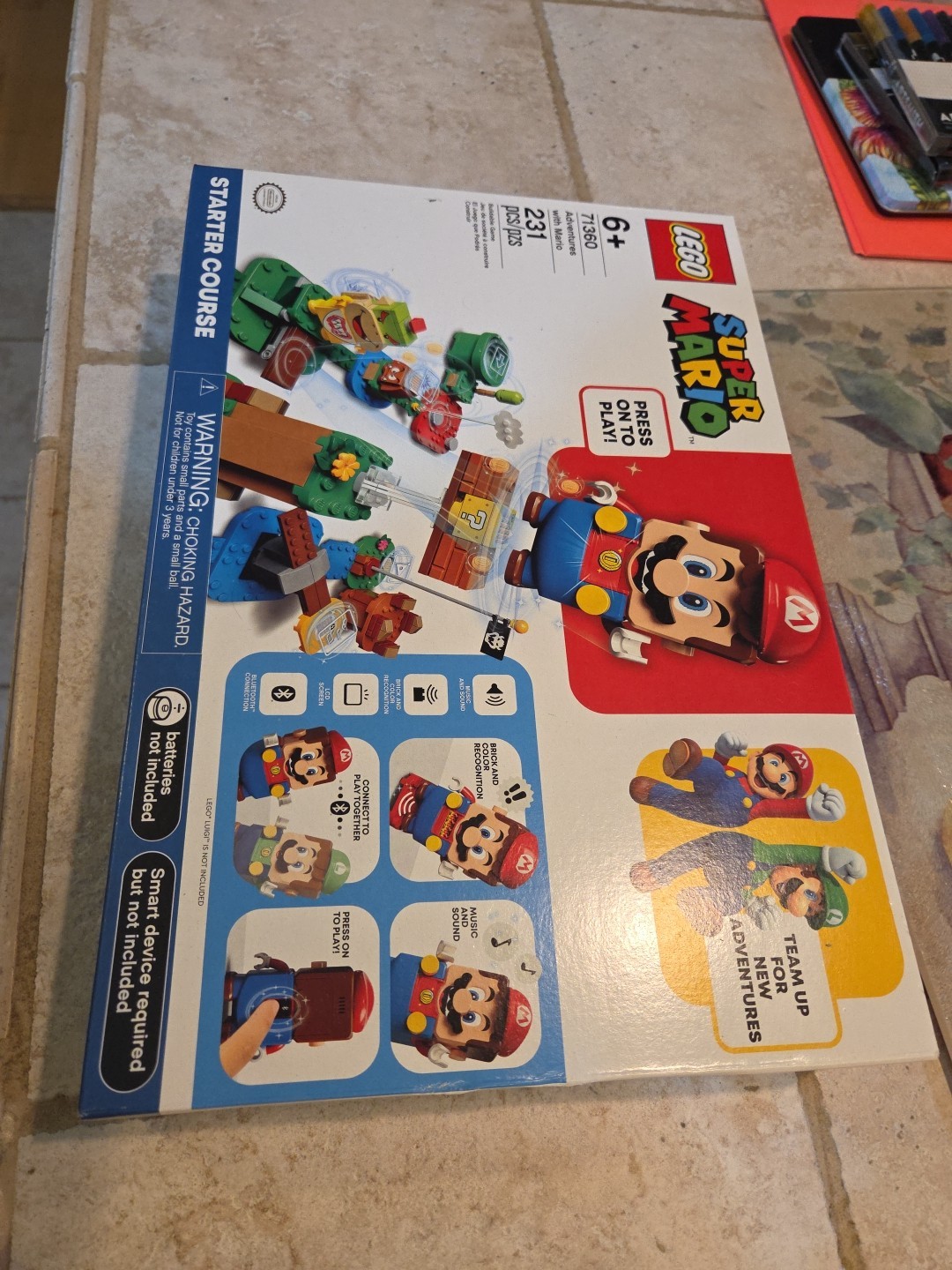 LEGO Super Mario Adventures Starter Course 71360 with Interactive Figure