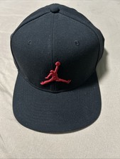 Nike Air Jordan Pro Jumpman Men's Hat Cap Infrared Black AR2118-010 - Snapback