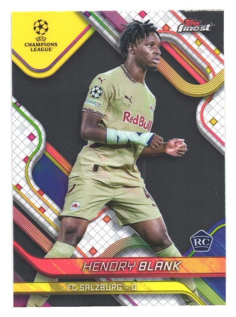 2024-25 Topps UCC Finest FC Salzburg Hendry Blank RC