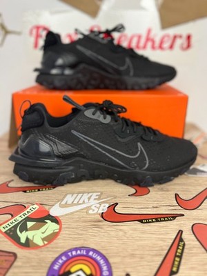 Nike React Vision Triple Black 49.5 (EU) Running Shoes, CD4373-004