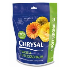Chrysal Klar Professional 3 Vase & Steckschaum 2 kg Frischhaltemittel für Blumen