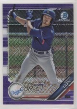 2019 Bowman Chrome Prospects Mega Box Purple Mojo Refractor /250 Gavin Lux 4k1