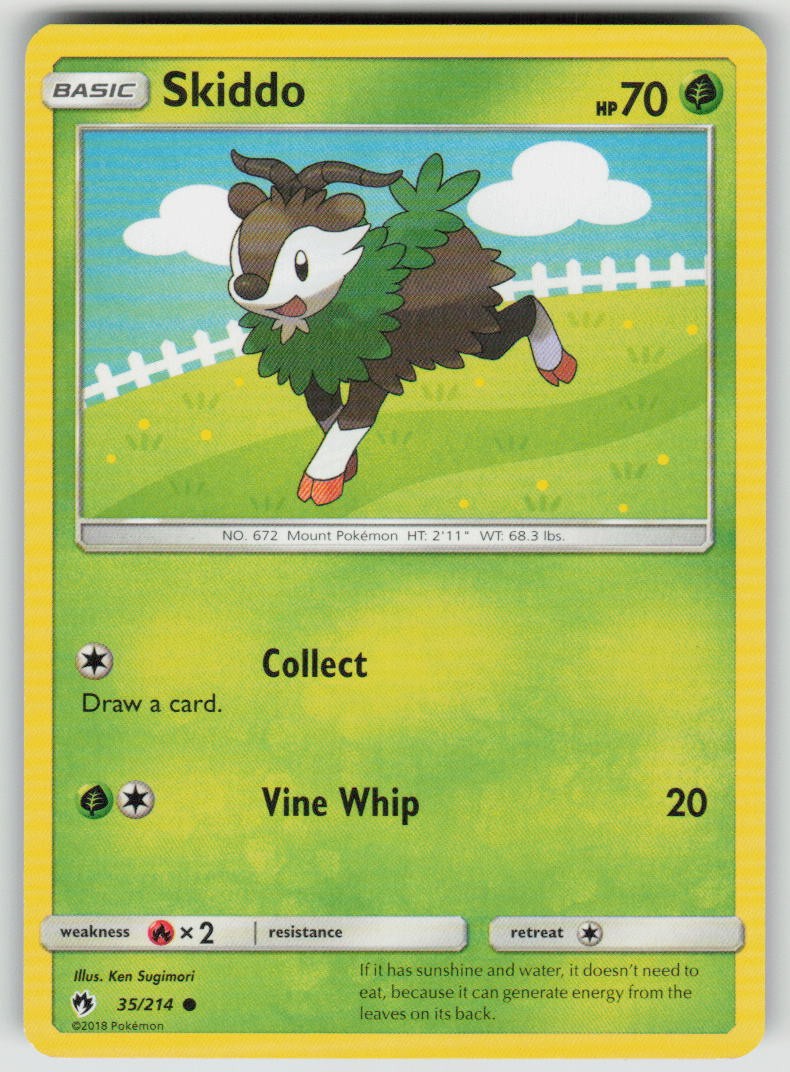 Pokemon Skiddo 35/214 SM - Lost Thunder Normal