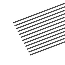 12pcs Carbon Fiber Rod, 1mm x 100mm for RC Plane DIY Quadcopter Arm