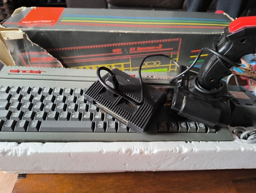 HUGE JOBLOT !! Sinclair ZX Spectrum +2 128k Console - Games & Joystick
