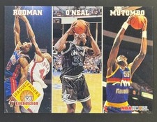1993-94 NBA Hoops - Shaquille O'Neal, Dennis Rodman, Dikembe Mutombo #284