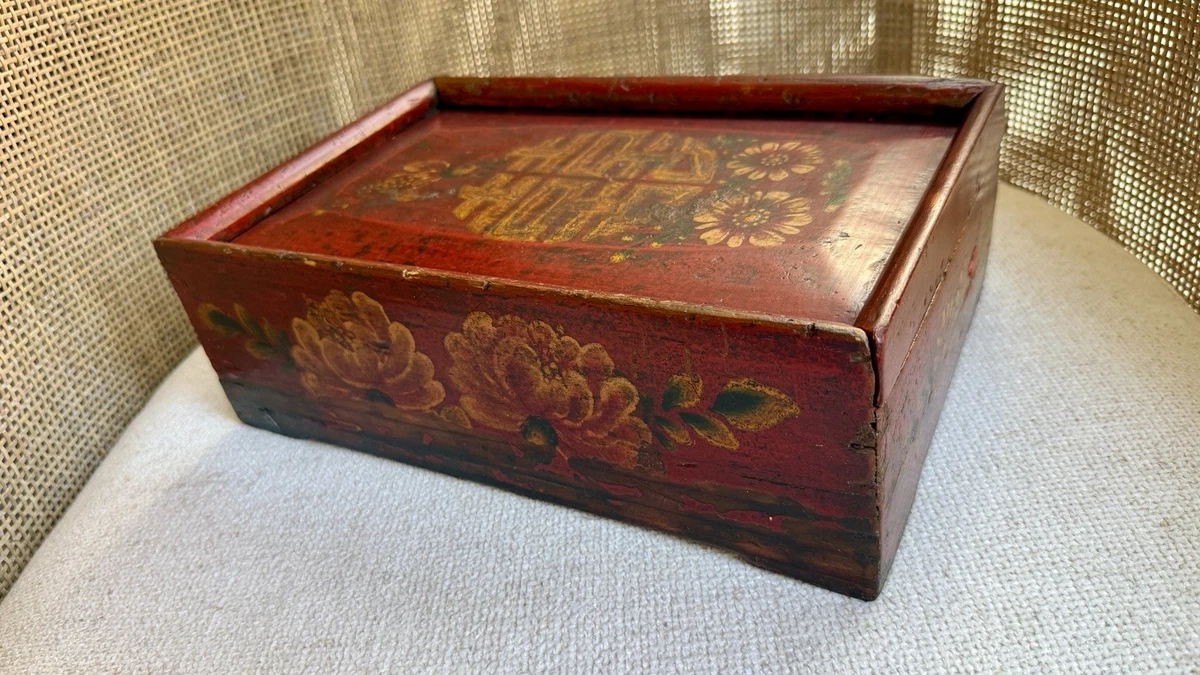 Wooden Gold Antique Chinese Boxes for sale | eBay