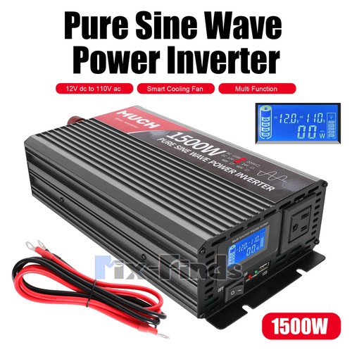 Casa rodante fuera de la red inversor de onda sinusoidal pura 3000 W/6000 W 12 V/24 V DC a CA 110 V 120 V - Imagen 31 de 90