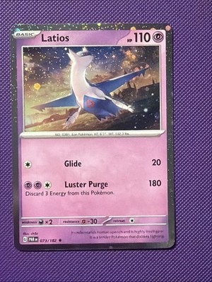 Latios - (Cosmos Holo) 073/182 Paradox Rift Enhanced Blister Promo