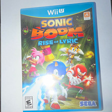 SEGA Sonic Boom: Rise of Lyric Nintendo Wii U Manual Included E10+ NTSC-U/C