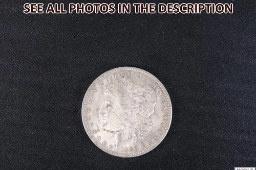 NobleSpirit (JL) 1890 Morgan Silver Dollar XF Extremely Fine Graffiti Marks