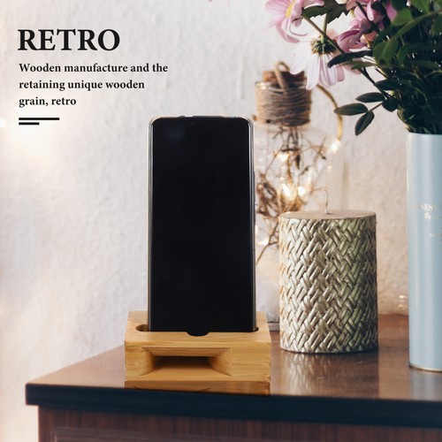 Phone Holder Stands with Speaker Cell Stand Handmade Sound Amplifier Picture - Picture 4 of 12