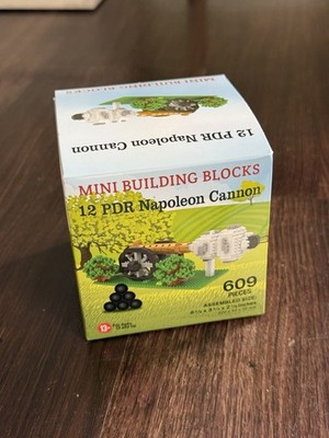 12 PDR Napoleon cannon mini building blocks 609 Pieces The Mini Block.Com