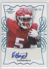 2021 Leaf Trinity Portraits Platinum Spectrum 48/50 Rakeem Boyd Auto 9hx
