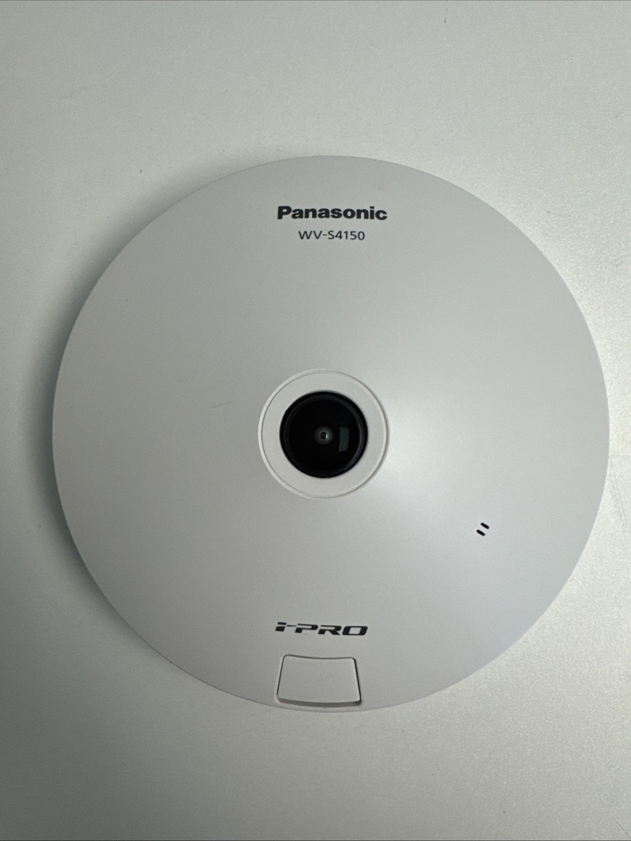 防犯カメラ本体　Panasonic i-PRO WV-S4150 ✨新品✨ Panasonic WV-S4150 360° Fisheye Network IP Camera PoE 12V Dome