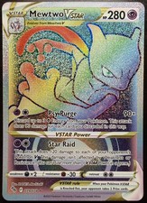 Pokémon TCG Mewtwo VStar Pokemon Go 079/078 Rainbow Secret Rare NM/M