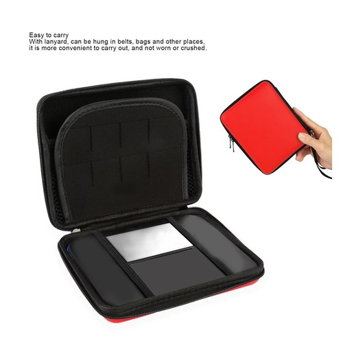 Console Travel Carrying Case Pouch Secure Game Console Carrying Case 8 Game - Zdjęcie 7 z 12
