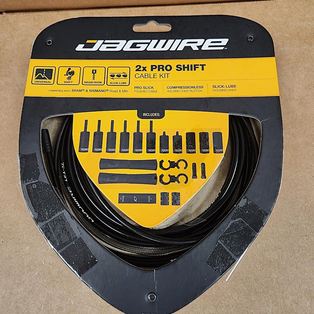 Jagwire 2x Pro Shift Kit Road/Mountain SRAM/Shimano Black OPEN PACKAGE