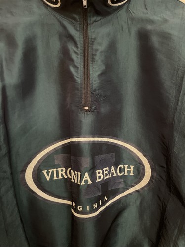 Venni Collections Surf 1/4 Zip Jacket One Size Virginia Beach Vintage 90’s - Picture 2 of 6