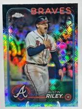 2024 Topps Chrome Logofractor Edition - Austin Riley #84 Atlanta Braves 