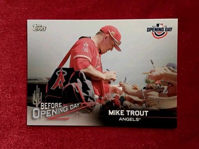 2018 Topps Opening Day - Before Opening Day #BOD-MT Mike Trout   Angels      B4