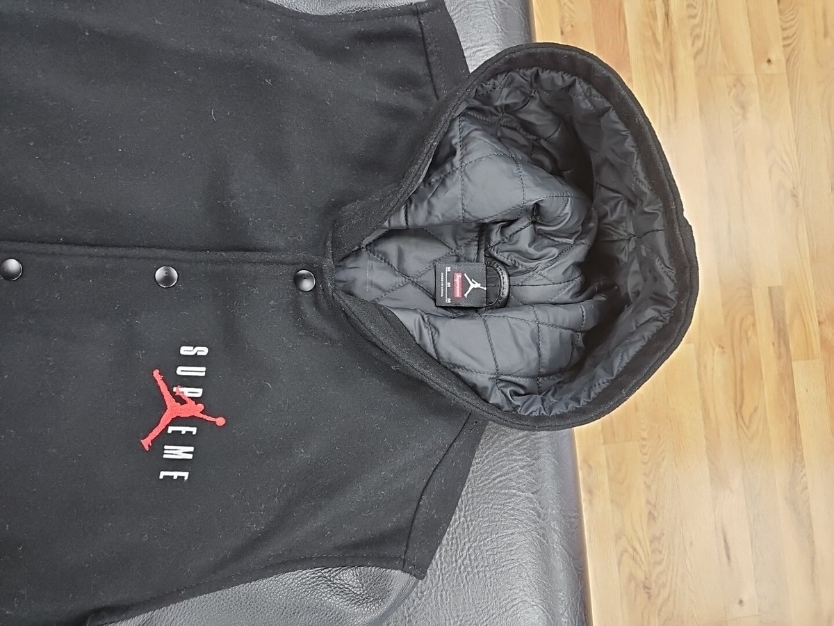 SUPREME X JORDAN VARSITY HOODED SUPREME X JORDAN VARSITY HOODED