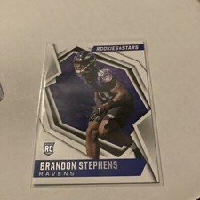 2021 Rookie & and Stars #197 Brandon Stephens Rc Ravens