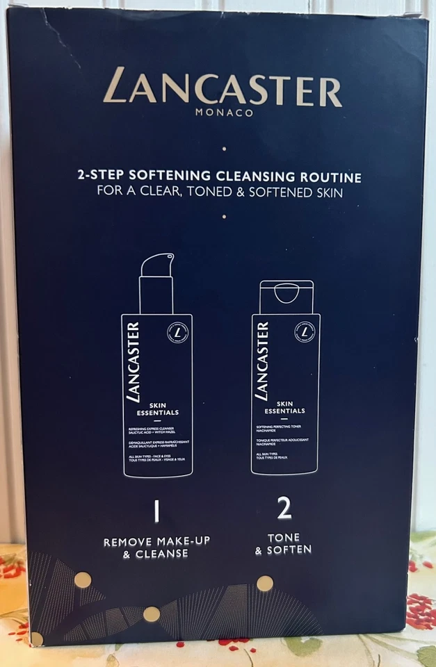 SELLADO LANCASTER MONACO 2 PASOS SUAVIZANTE LIMPIEZA RUTINA LAVADO FACIAL Y TÓNICO Foto 3 de 4