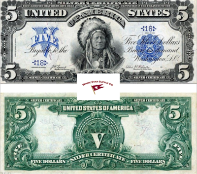 タイタニックMerchant's National 紙幣 複製 証明書付き タイタニック