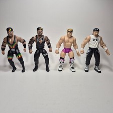 Jakks WWF 2 TUFF 2 Lot Kama Mustafa D'Lo Brown Road Dog Billy Gunn