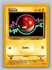 Pokémon TCG Voltorb Base Set 67/102 Regular Unlimited Common
