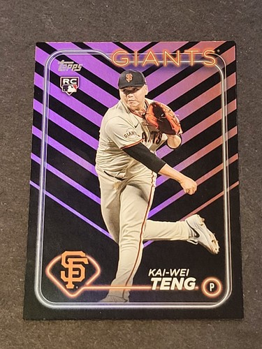 2024 TOPPS UPDATE SERIES ORANGE BLACK RC KAI-WEI TENG #US212